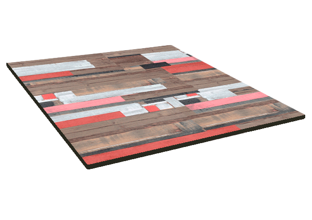 Plateau table de restaurant compact HPL bois redden wood Restootab