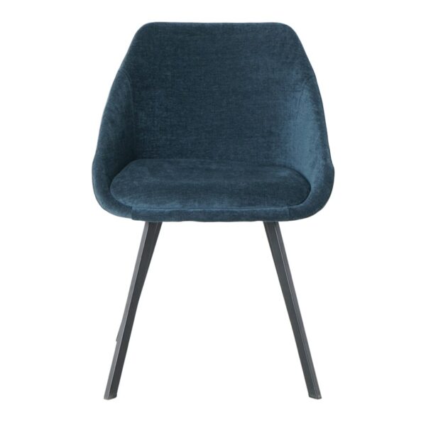 chaise de restaurant Tiloa tissus couleur bleu pétrole