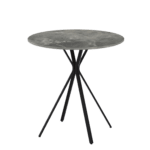 table de restaurant moderne curvy pierre métallisée RestooTab