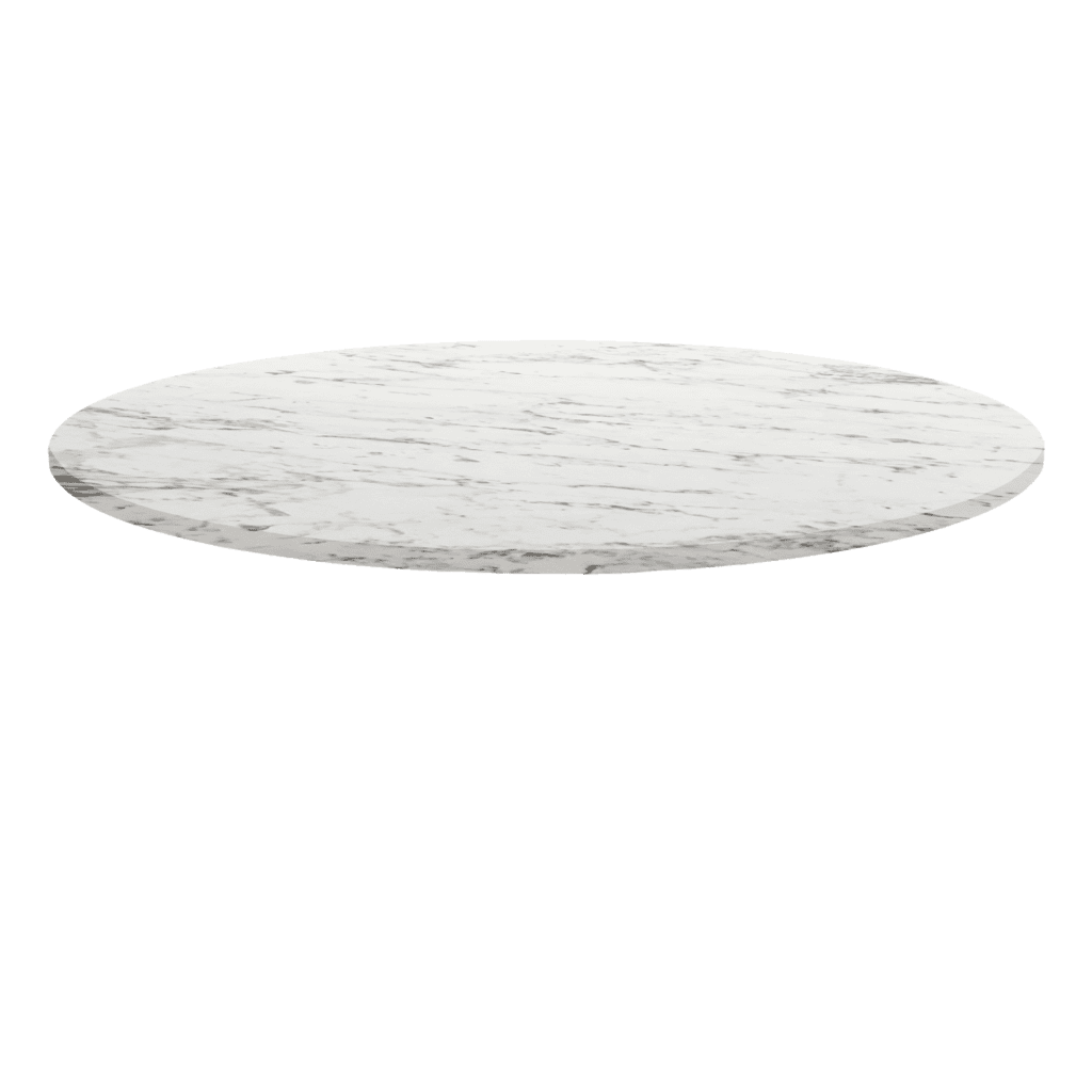 Plateau table de restaurant rond marbre calacatta Restootab