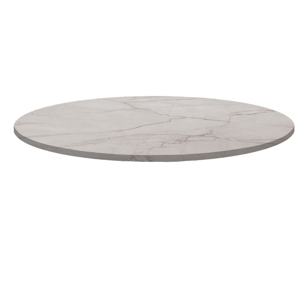 Plateau table de restaurant rond marbre yule Restootab