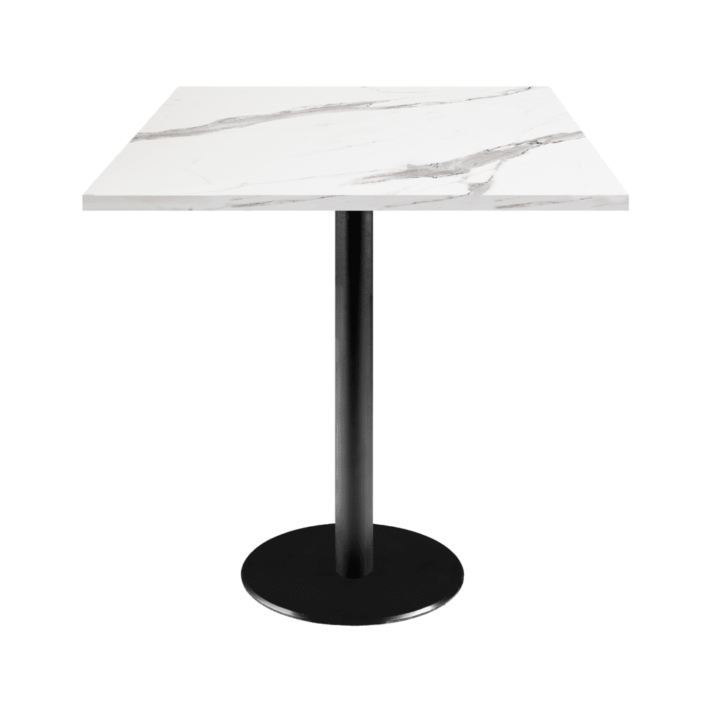 Table de restaurant Rome marbre blanc RestooTab