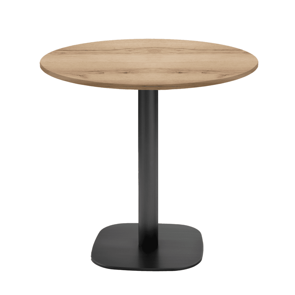 table de restaurant ronde Round bois chêne delano RestooTab
