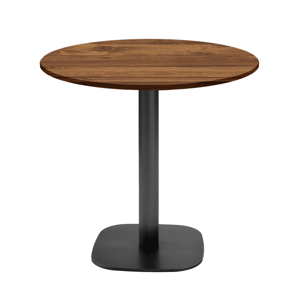 table de restaurant ronde Round bois chêne hunton RestooTab