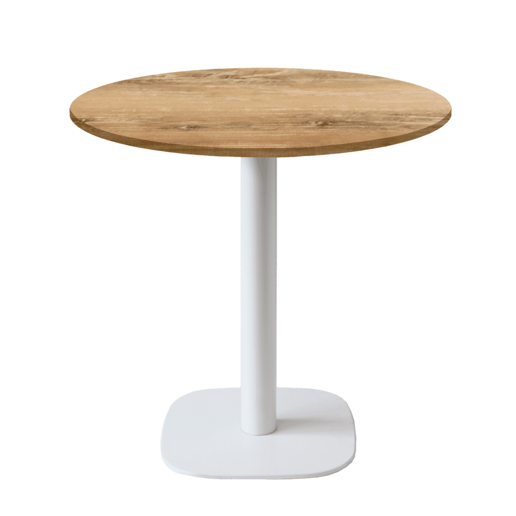 table de restaurant ronde Round bois chêne slovène RestooTab